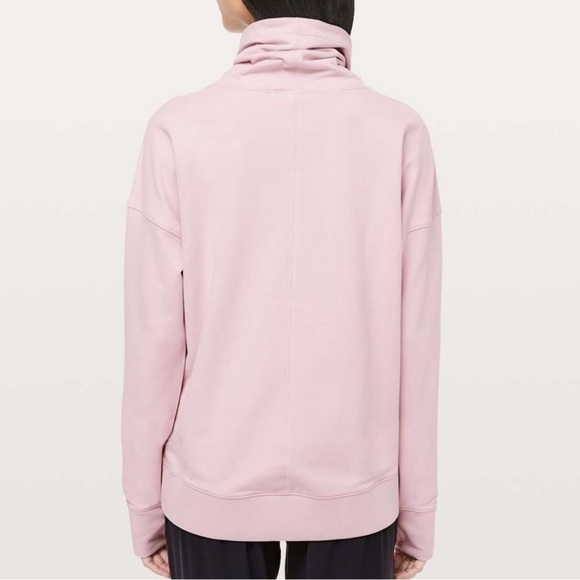 LULULEMON Go Forward Light Pink Pullover Sweater Porcelain Pink Size 4 - Picture 2 of 14